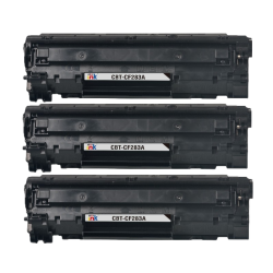 Starink toner 83A - CF283A pro tiskárny HP 3-PACK
