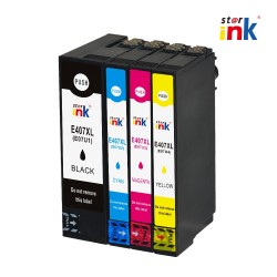 Starink sada náplní 407XL - T07U1/T07U2/T07U3/T07U4 pro tiskárny Epson Starink sada náplní 407XL - T07U1/T07U2/T07U3/T07U4 pro tiskárny Epson
