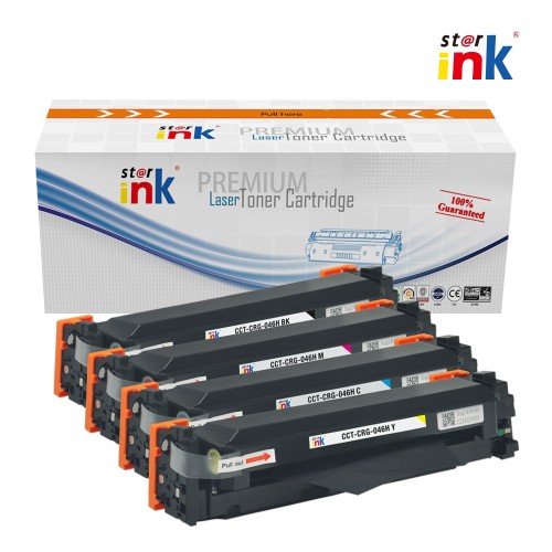 Starink sada tonerů CRG-046H Bk + C/M/Y pro tiskárny Canon