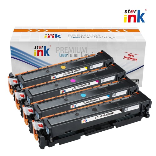 Starink sada tonerů CRG-067H BK + C/M/Y pro tiskárny Canon